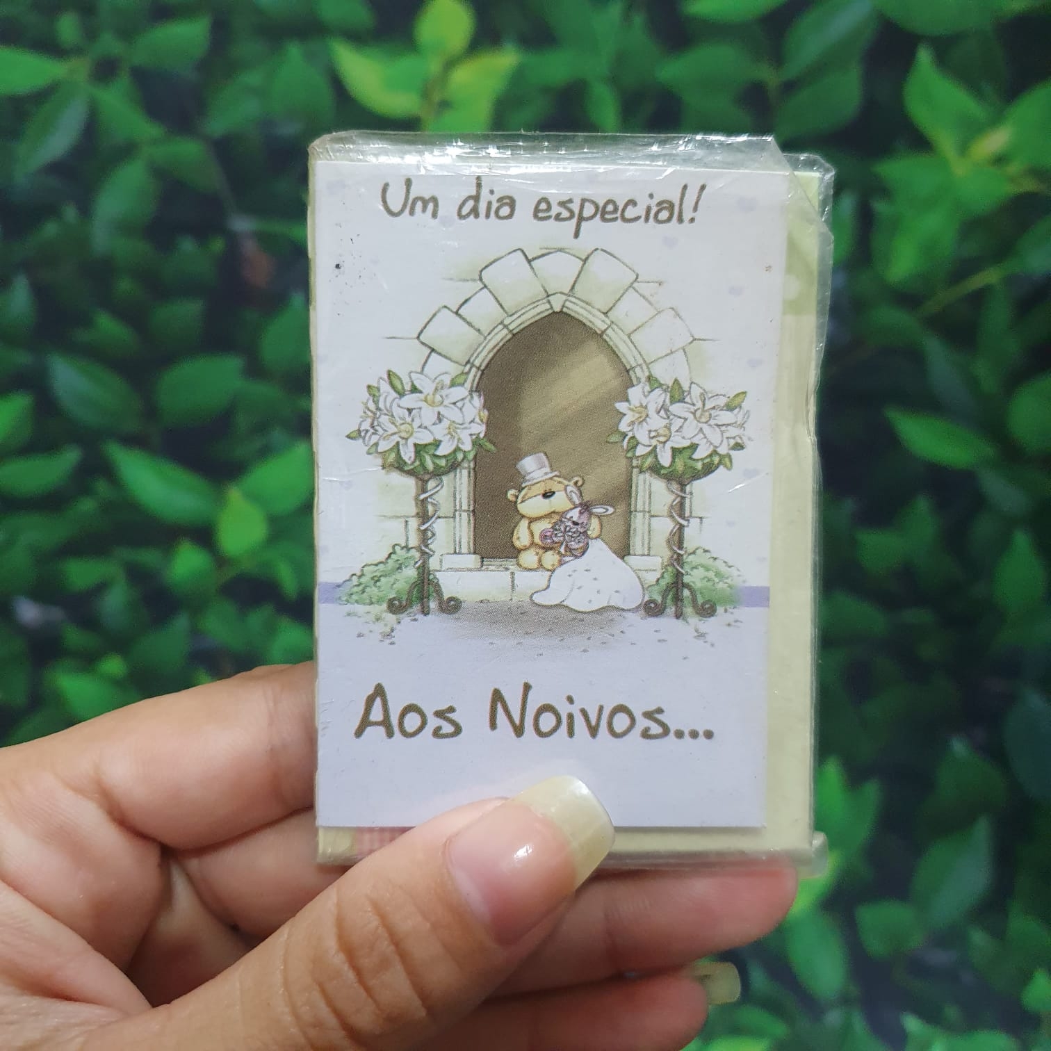 Mini Cartão - Aos noivos