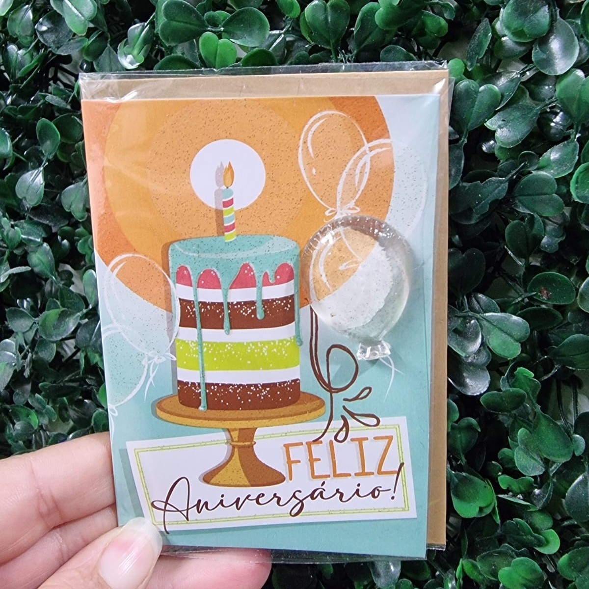 CARTÃO P - Feliz Aniversário - Blu!