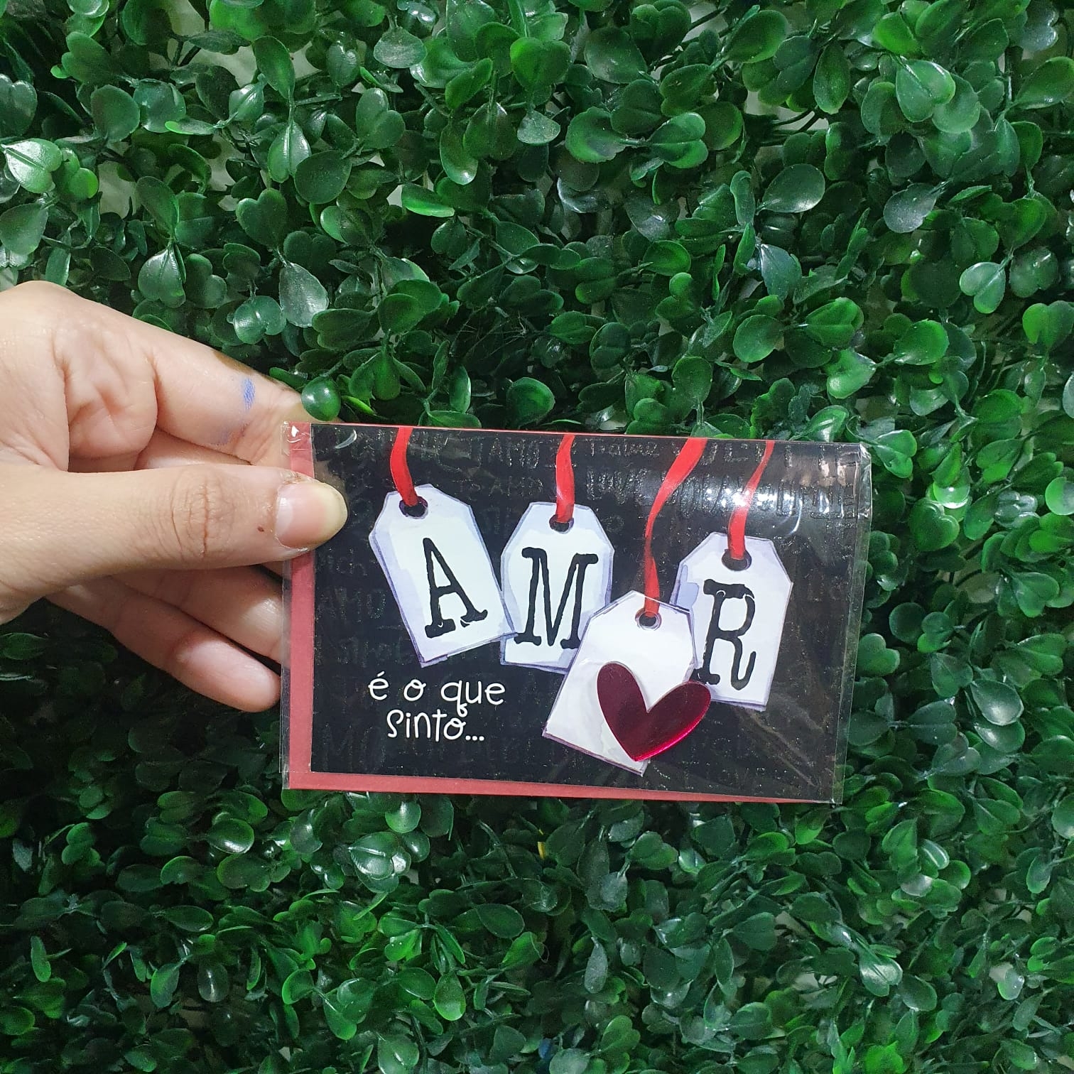 Cartão P- Amor é o sinto, quando estamos juntos