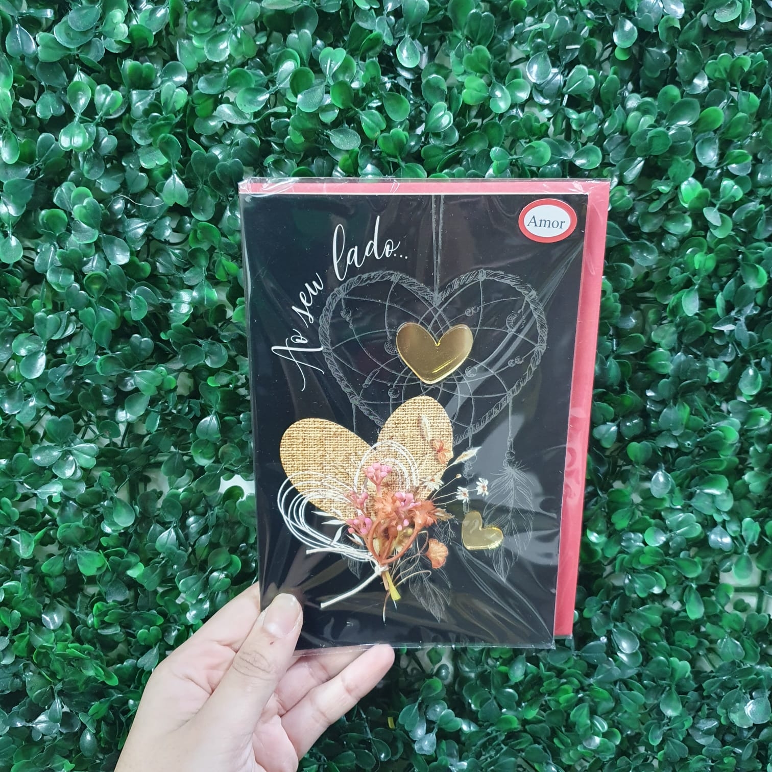 Cartão G - Ao seu lado a vida é mais bonita