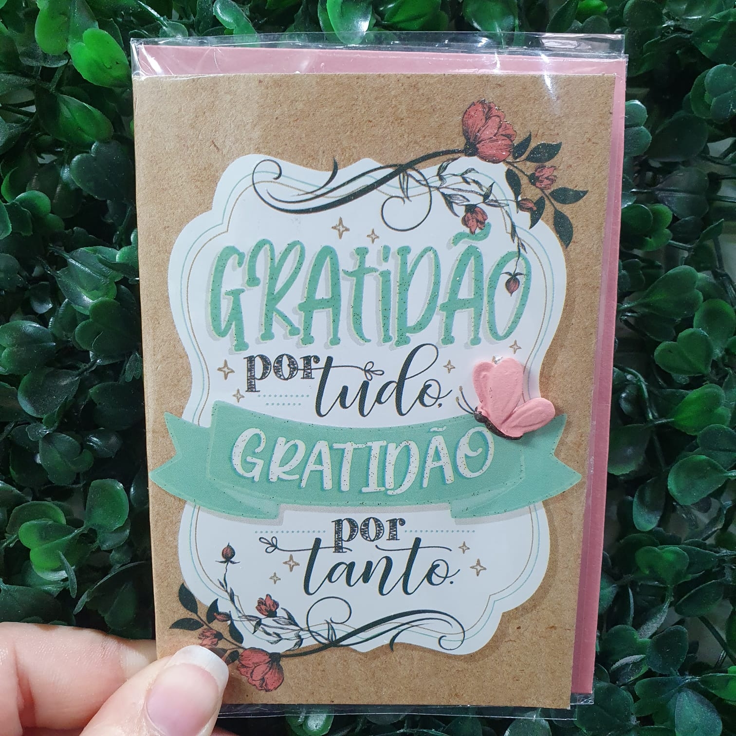 CARTÃO P - Gratidão por tudo