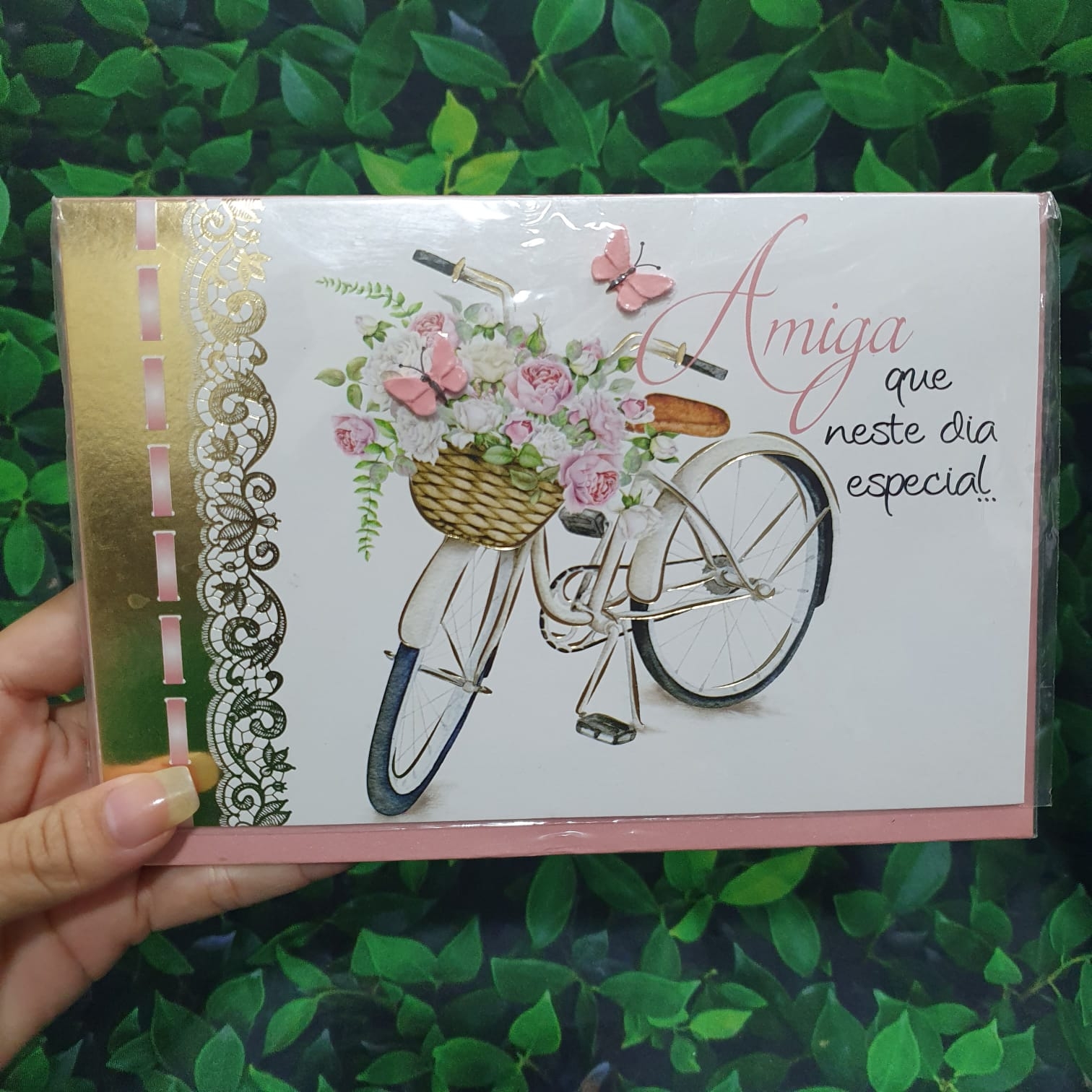 CARTÃO G - Amigas - Felicidades