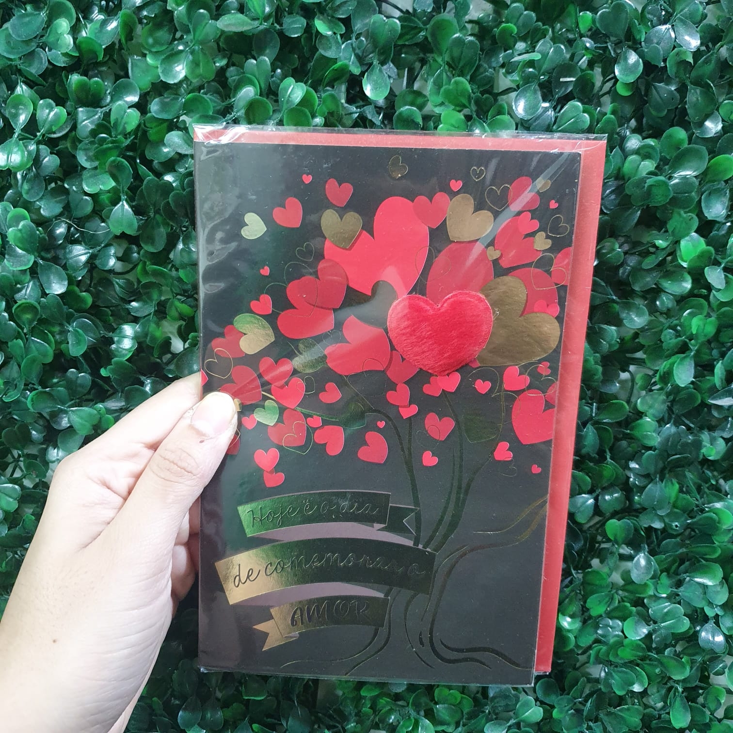 Cartão G- Hoje é o dia de comemorar o amor