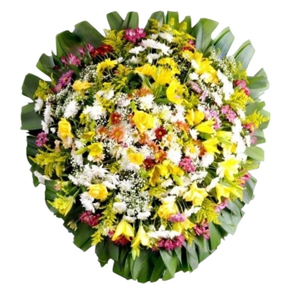 Coroa Flores do Campo com Flores Nobres. FJ106