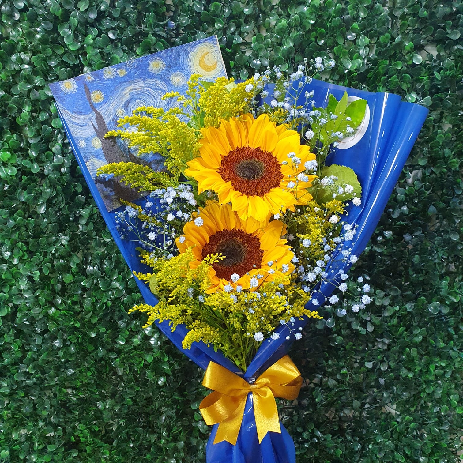 Ramalhete Van gogh 2 Girassóis