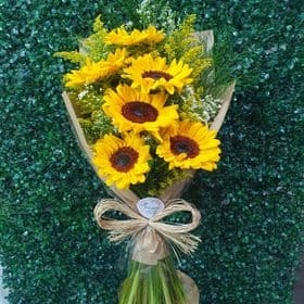 Ramalhete com 6 Girassois - Pardo