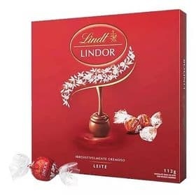 Caixa com trufas lindt 112g
