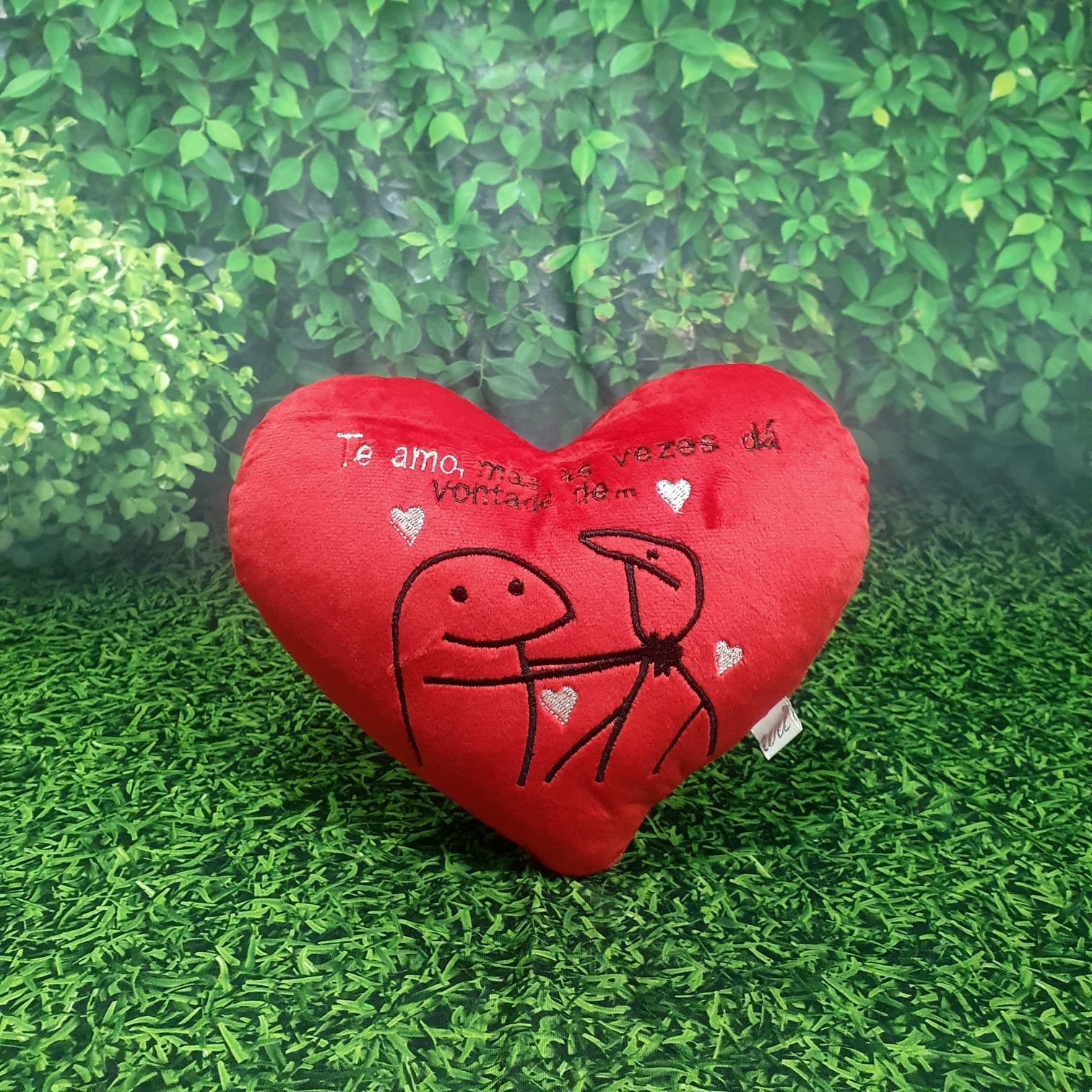 Pelúcia Bento em formato de coração